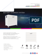 FoxESS ECS 2800 Battery Datasheet 3.22