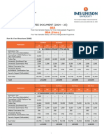 FEE DOCUMENT (2024 - 25) : BBA BBA (Hons.)