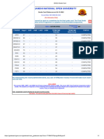 IGNOU Grade Card