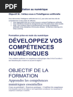 Formation Prise en Main Du Numérique