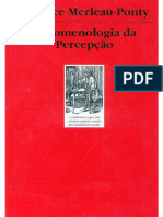 Merleau Ponty Maurice Fenomenologia Da Percepção 1999