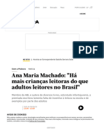 Ana Maria Machado - Há Mais Crianças Leitoras Do Que Adultos Leitores No Brasil - GZH