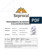 PG - SSMAC - 000-008 V00 Procedimiento Identificación y Evaluación de Riesgos