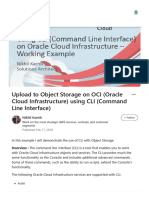 Upload To Object Storage On OCI (Oracle Cloud Infrastructure) Using CLI (Command Line Interface)