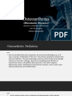 Osteoarthritis Rheumatic Diseases