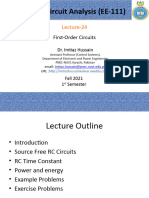 Lecture-24 First Order Circuits