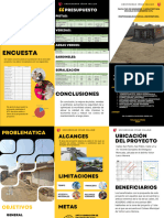 Black and Yellow Modern Construction Company Trifold Brochure