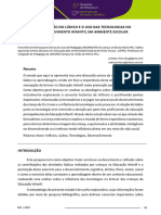 A Concepção Do Lúdico E O Uso Das Tecnologias No Desenvolvimento Infantil em Ambiente Escolar