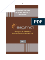 Reglamento Interno Sigma S.A. 2021