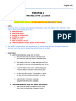 4 Practice - The Relative Clauses