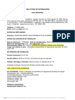 Relatorio de Informaçoes - Contrato - Procuração - Declaração