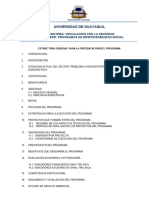 Estructura Programas y Proyectos Gestiòn Empresarial