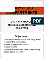 Introduction To Physiology & Body Fluids