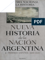 Nueva Historia de La Nación Argentina. Tomo 2