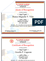 Sample Certificate