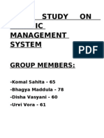 Case Study On Traffic Management System