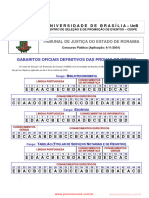 Gabaritos TJ RR 2001