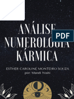 ANÁLISE NUMEROLOGIA KÁRMICA - Esther C