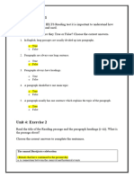 Unit 4 - Reading