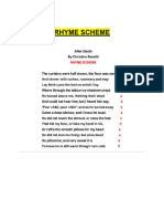 Z-Literary Devices Rhyming Scheme-In Short