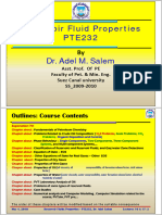 Lectures 16 and 17 Reservoir Fluid Properties