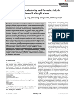 Advanced Materials - 2023 - Yuan - Piezoelectricity Pyroelectricity and Ferroelectricity in Biomaterials and Biomedical