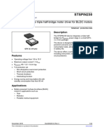 Ds11641 Low Voltage Triple Half Bridge Motor Driver For BLDC Motors Stmicroelectronics en