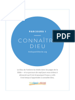 Parcours 1 Connaitre Dieu