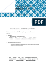 Organização Administrativa: Administração Direta e Indireta