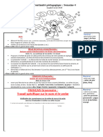 Plan de Travail de La Journée