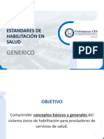 Estandares de Habilitación Genérico