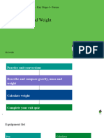 Weight, Mass and Gravity - Presentation