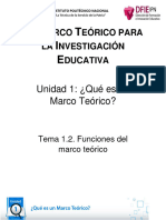 Tema 1.2. Funciones Del Marco Teórico