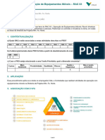 PRO-044281 - Procedimento para Operação de Equipamentos Móveis - Dir. Proj. Min Fe Norte