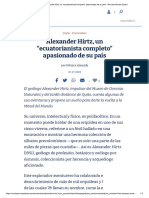 Alexander Hirtz, Un "Ecuatorianista Completo" Apasionado de Su País - Revista Mundo Diners