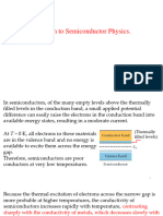 Introduction To Semiconductor Physics