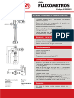 Ficha Tecnica Fluxometros WC y Urinal Trebol