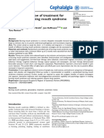 A Systematic Review of Treatment For Patients With Burning Mouth Syndrome