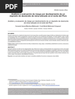 Bow Tie - Análisis Riesgo Deslizamiento Desmonte Mina 2022