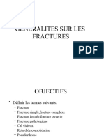 Généralités Fractures