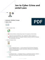 25 Introduction To Cyber Crime and Environmental Laws