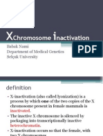 Chromosome Nactivation: Babak Nami Department of Medical Genetics Selçuk University