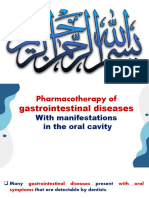 9 - GIT & DM Pharmacotherapy Dental