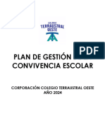 Plan de Gestión Convicencia Escolar.