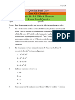 Case Based Questions (D and F Block Elements)