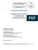 03-01-A-052 Programa de Control Síndrome Hipertensión Arterial