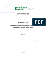 Caderno de Exercícios de Demografia - Edição de 2021