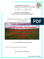 Etude Hydrogy Ophysique Yy Ambohimananjaka Imerinkasinina Pour L Implantation D Un Point Favorable Yy L Exploitation D Eau Souterraine