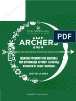 2024 Archers Program Flow