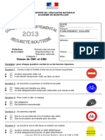 Questionnaire CM1-CM2